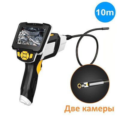 Купить Эндоскоп для авто технический с 2-мя камерами Inskam 112-10 Dual, 8 мм, с 4.3'' экраном, Full HD запись, кабель 10 метров в Украине