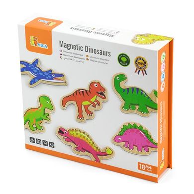 Купить Набор магнитов Viga Toys Динозавры 20 шт. (50289) в Украине