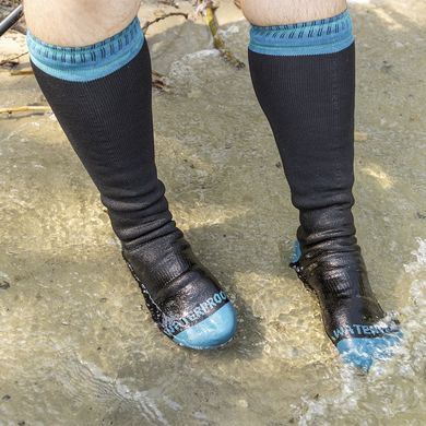 Купить Носки водонепроницаемые Dexshell Wading Green L, черные в Украине