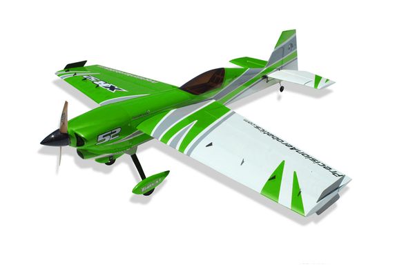 Купить Самолёт радиоуправляемый Precision Aerobatics XR-52 1321мм KIT (зеленый) в Украине