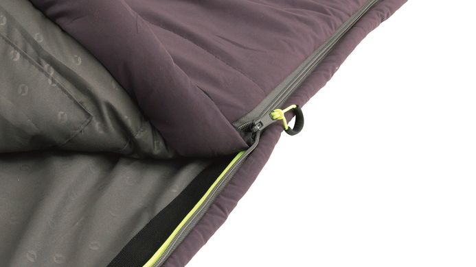 Купить Спальный мешок Outwell Contour Reversible/+2°C Темно-фиолетовый Правый (230372) в Украине