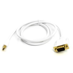 Купить Кабель PowerPlant mini DisplayPort (M) - VGA (M), 1 м (CA912155) в Украине