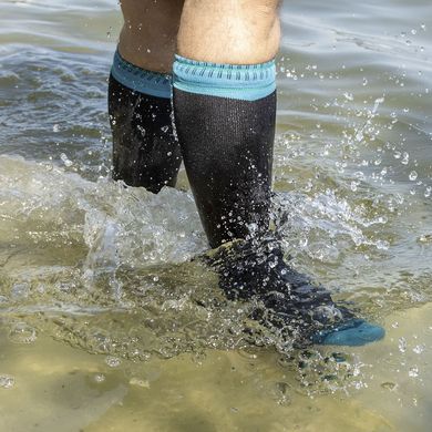 Купити Шкарпетки водонепроникні Dexshell Wading Green, p-p М, чорні в Україні