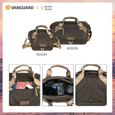 Купить Сумка Vanguard VEO GO 25M Khaki-Green (VEO GO 25M KG) в Украине