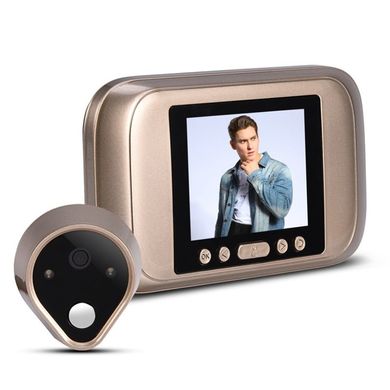 Купить Видеоглазок дверной цифровой для квартиры Kivos SG32 с 3.5" экраном и фото/видео записью в Украине