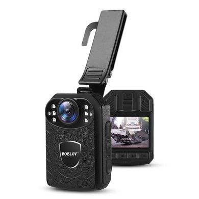 Купити Нагрудний відеореєстратор для поліції - боді камера поліцейського Boblov KJ21, 2 Мп, до 11 годин роботи в Україні