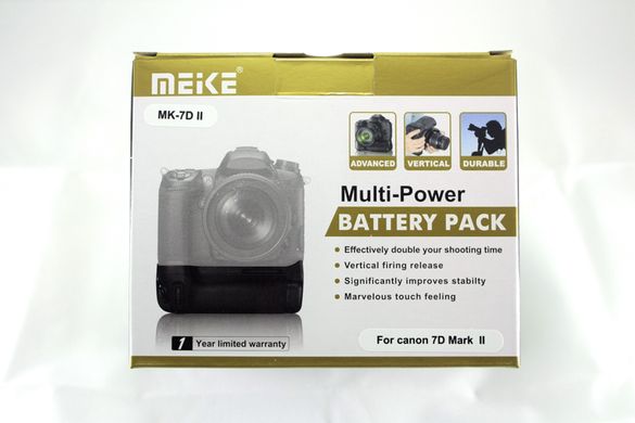 Купити Батарейний блок Meike Canon 7D MARK II (Canon BG-E16) (DV00BG0048) в Україні
