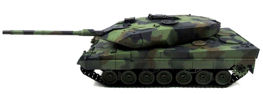 Купити Танк р/к 2.4GHz 1:16 Heng Long Leopard II A6 з пневмогарматою і димом (HL3889-1) в Україні