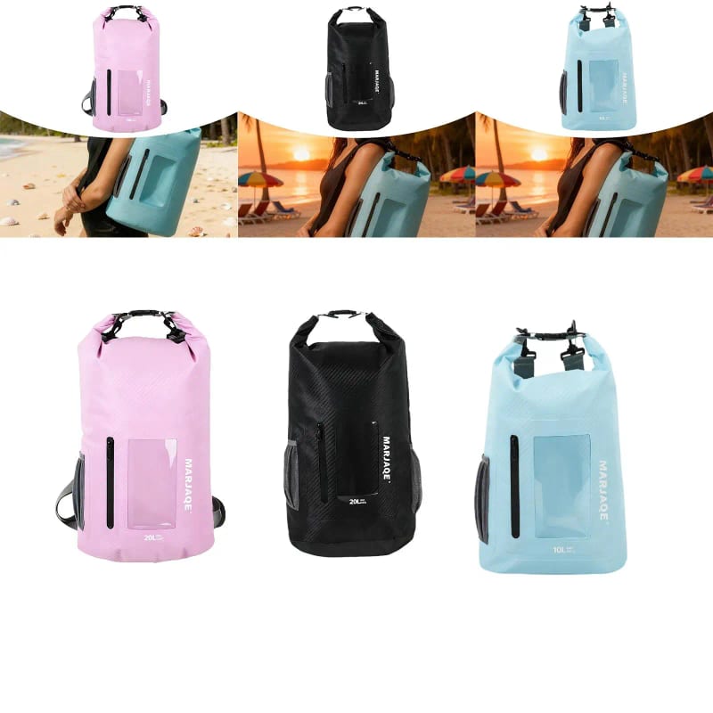 Waterproof Dry Bag Sack Airtight Adjustable Shoulder Straps Dry Storage Backpack Lightweight for Swi