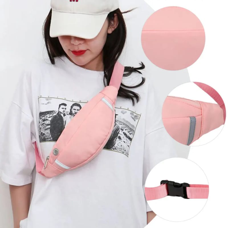 Women Waist Bag Adjustable Sports Fanny Pack for Running Travel Gym Hiking Outdoor Adventures Stylis