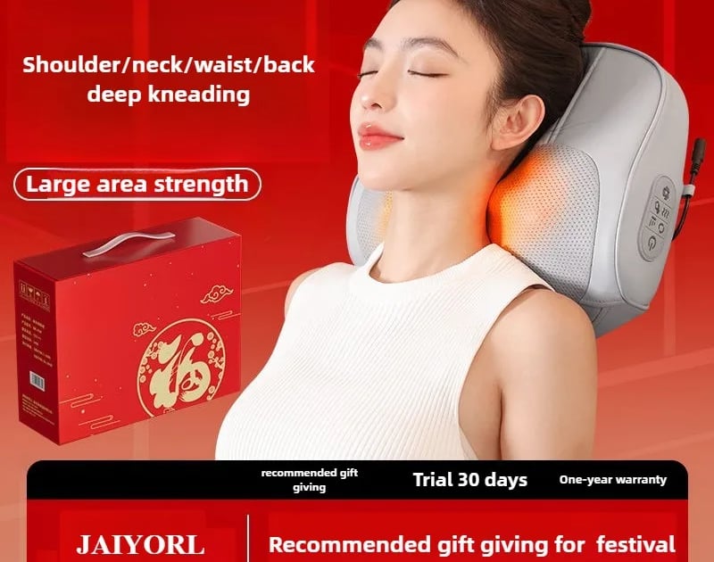 Shiatsu massage cushion: for neck and shoulders