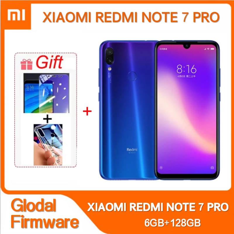 Note 7 PRO 6GB 128GB Xiaomi Redmi Original Smartphone Snapdragon 660AIE Android Mobile Phone 48.0MP+