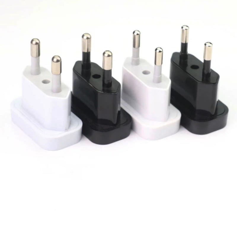 1/2pcs European travel power plug converter, US to Europe pl — ілюстрація до статті