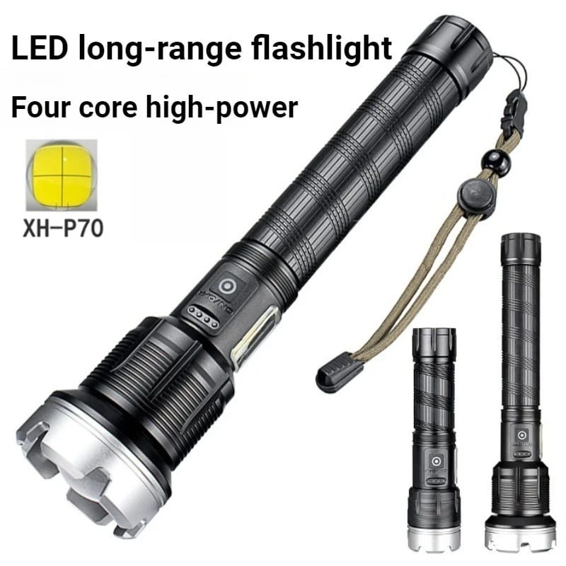 High-power LED Flashlight Telescopic Long-range Power Displa — ілюстрація до статті