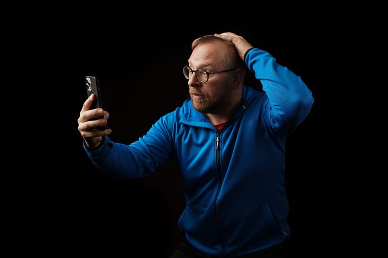 smartphone technology eastern european person — ілюстрація до статті