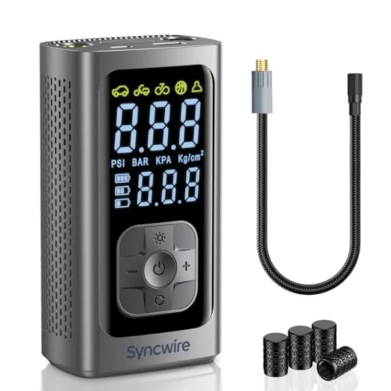 Tire Inflator Portable Air Compressor - 150PSI 2X Faster Inf — приклад для огляду, фото 3