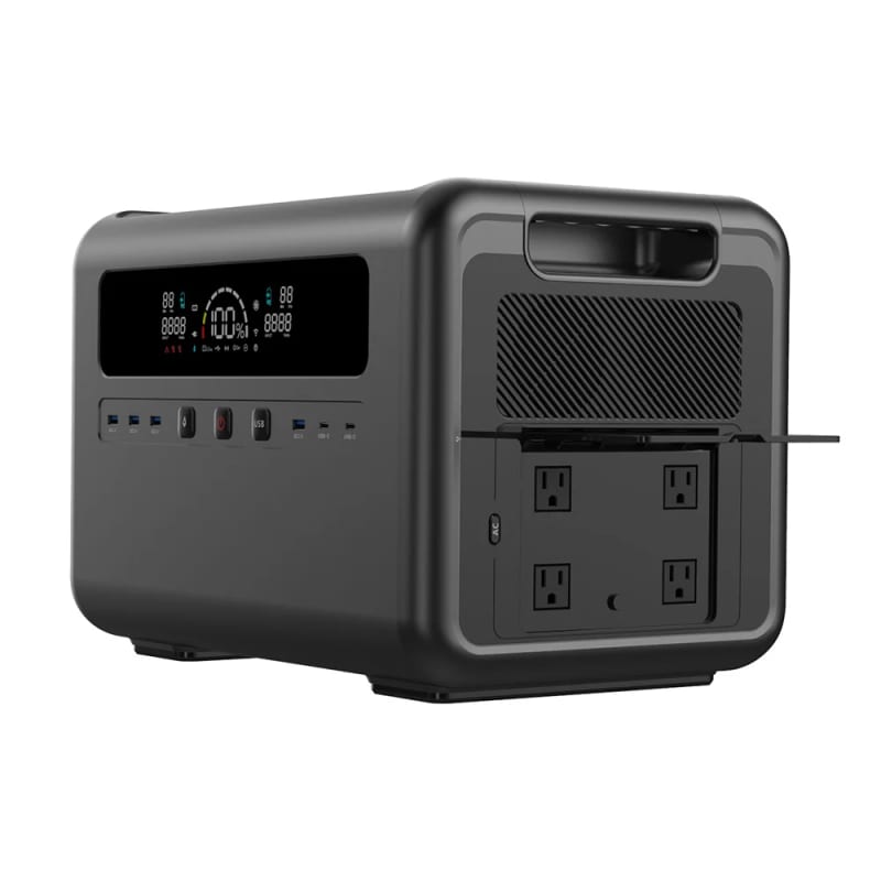 2400W Solar Power Generator, Large Capacity Portable Power S — пример для обзора, фото 3