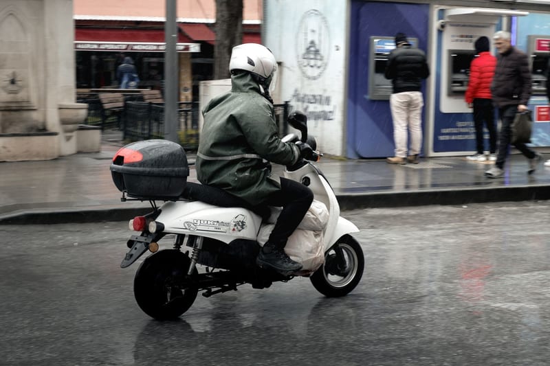 electric scooter raincoat — приклад для огляду, фото 3