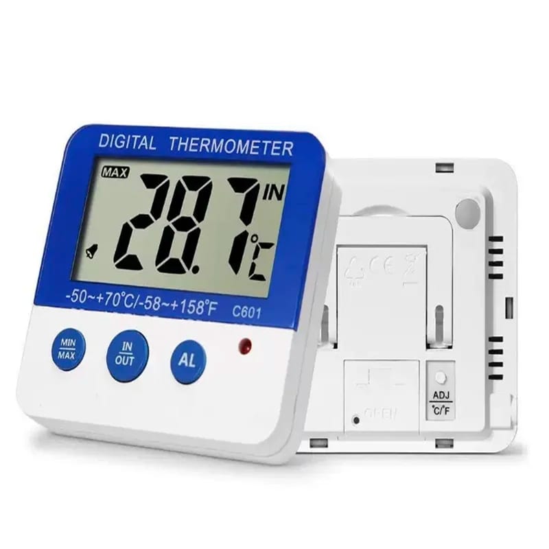 LCD Display Digital Fridge Thermometer with Alarm and Max Mi — иллюстрация к статье