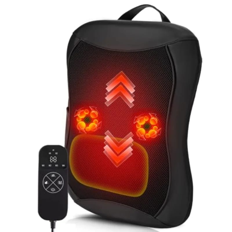 Electric Shiatsu Back Massager with Heat for Neck and Should — приклад для огляду, фото 3