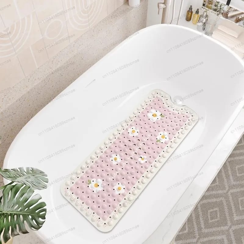 Non-Slip Bathtub Seat Cushion with Suction Cups, Silicone Ba — иллюстрация к статье