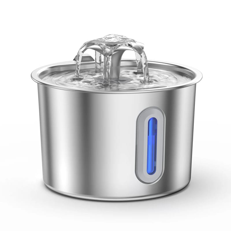 ZYFeeder Automatic Cat Water Fountain Square Stainless Steel — приклад для огляду, фото 3