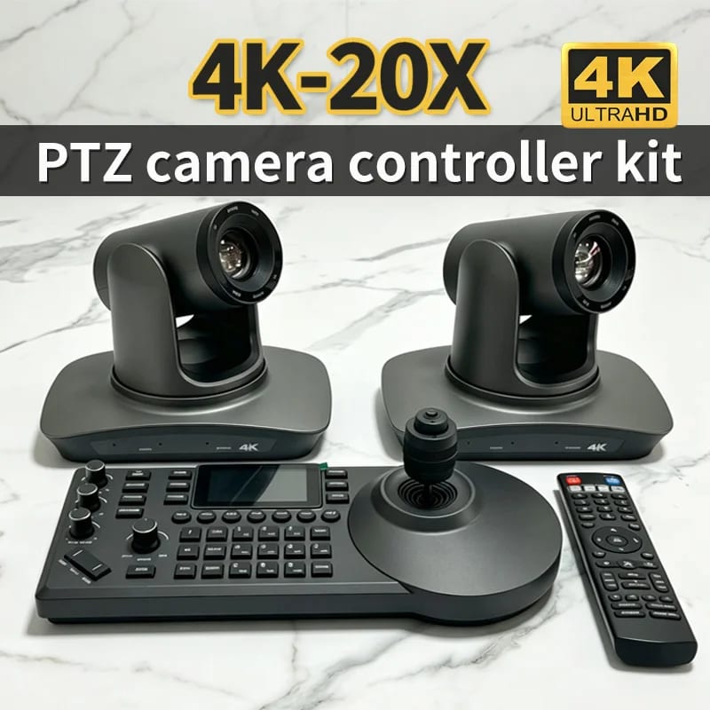 4K PTZ Camera 20X Zoom AI Tracking Conference Camera kit, HD — ілюстрація до статті