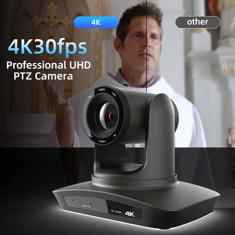 4K PTZ Camera 20X Zoom AI Tracking Conference Camera kit, HD — приклад для огляду, фото 3