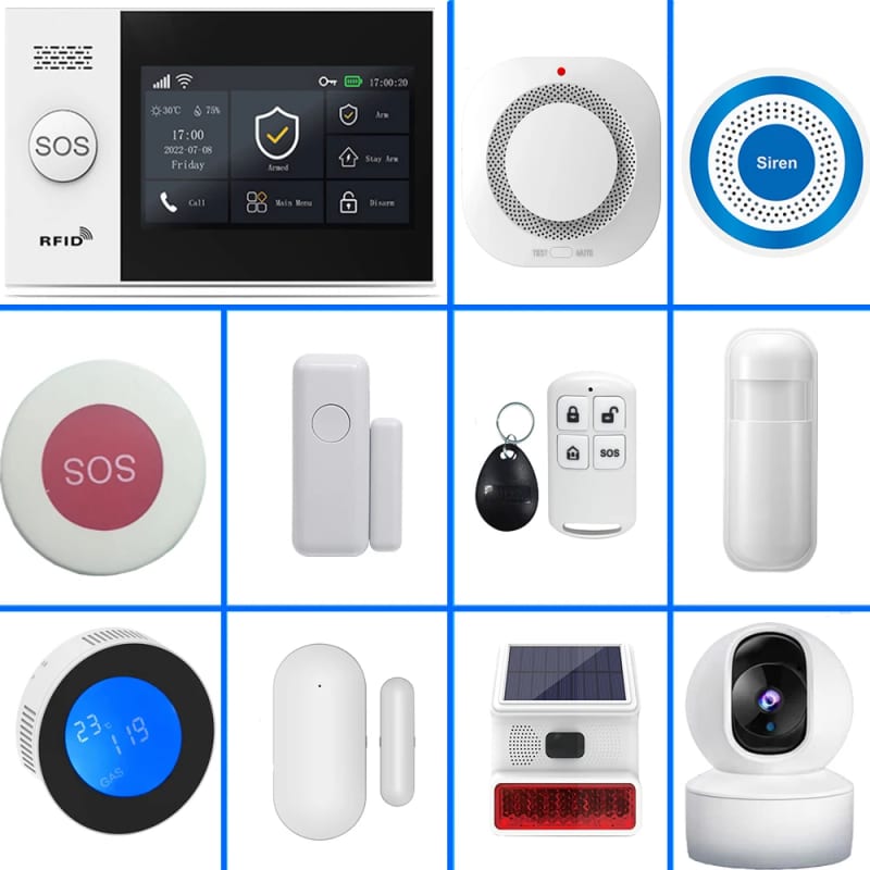 PGST 4G Tuya Smart Home Alarm System, WiFi 433MHz Wireless H — ілюстрація до статті