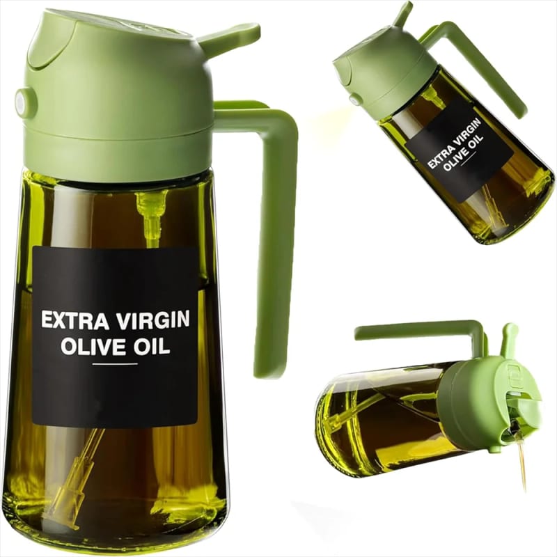 470 ML Oil Sprayer for Cooking, 2-in-1 Olive Oil Dispenser a — ілюстрація до статті