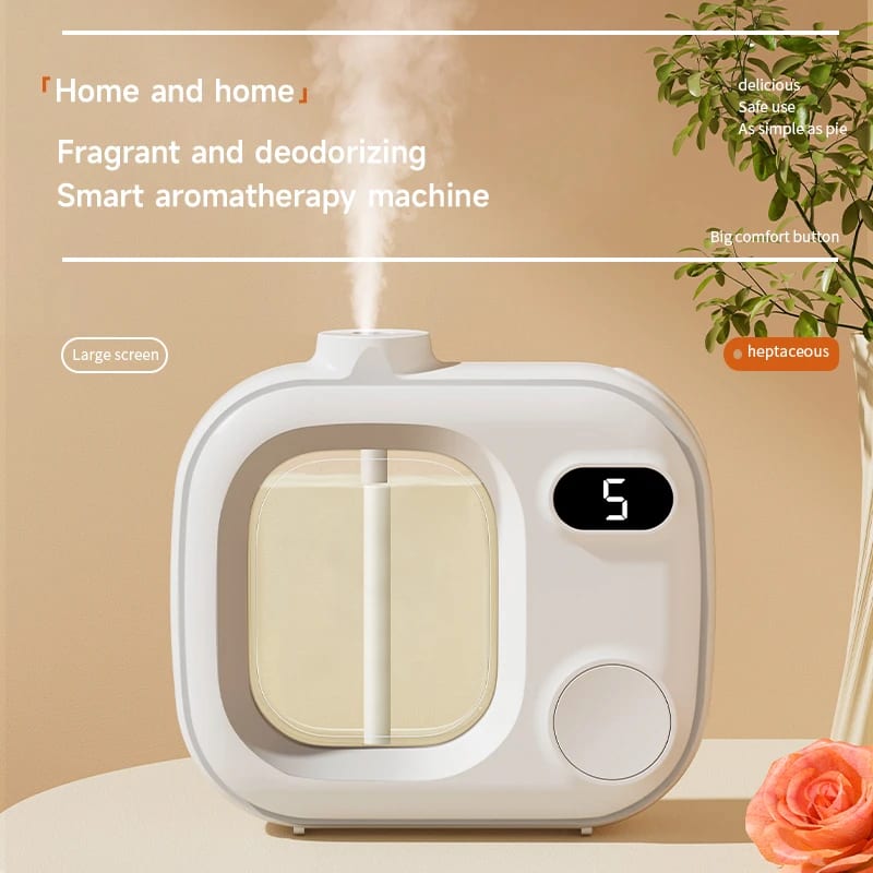 Smart Aroma Diffuser Humidifier Suitable for Essential Oil Perfumes USB Rechargeable 5 Level Adjusta