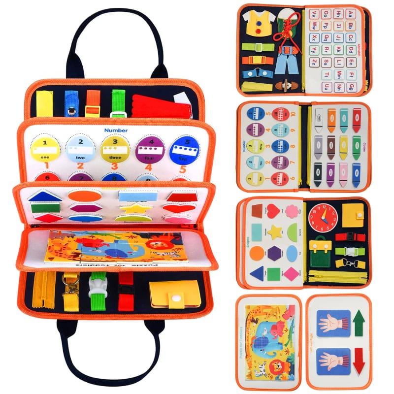 Montessori Busy Board for Ages 3-6 - Sensory Educational Toy — ілюстрація до статті
