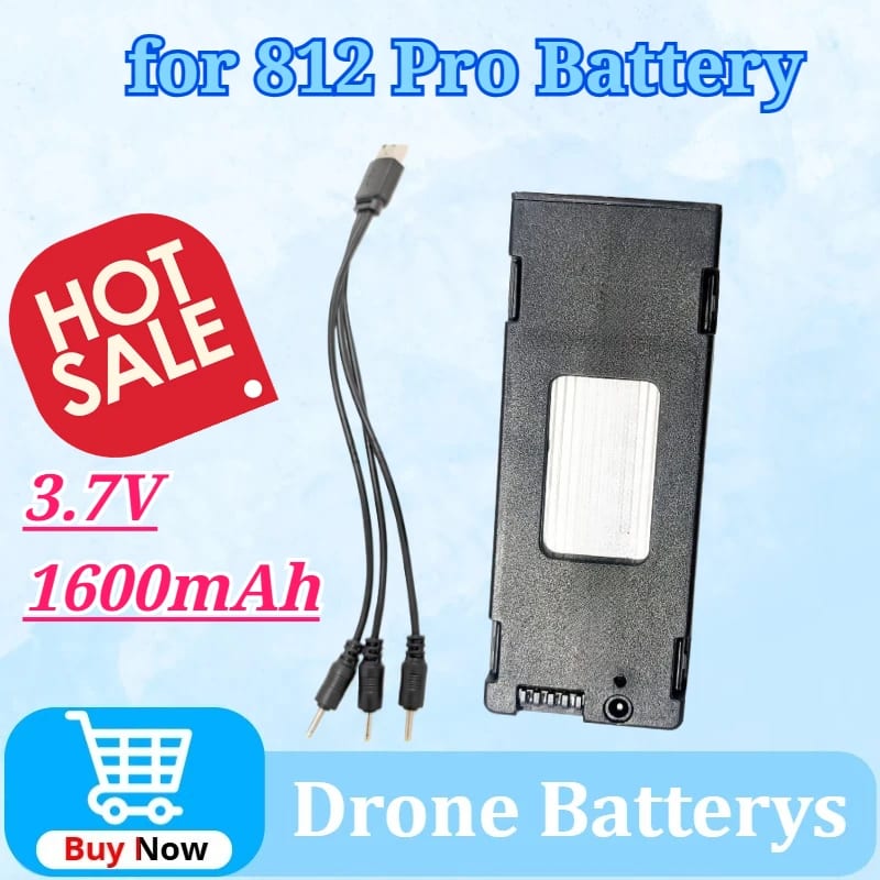 3.7V 1600mAh for 812 Pro Large Full-Cover Brushless RC Batte — приклад для огляду, фото 3