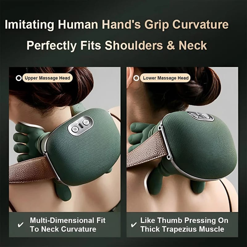 2026 Bionic Neck Shoulder Massager N7 Kneading Massager Shaw — приклад для огляду, фото 3