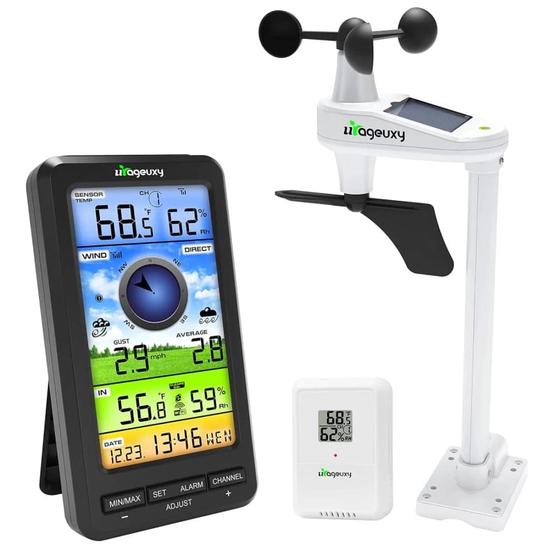 Urageuxy Wireless WiFi Weather Station Anemometer with Solar — ілюстрація до статті