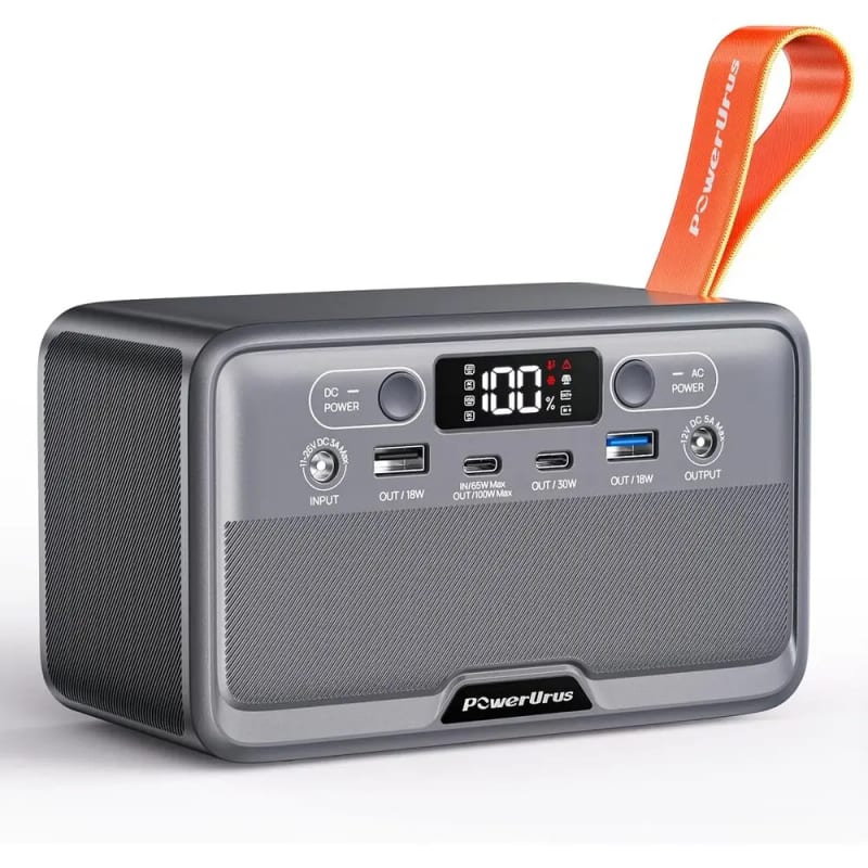 28000mAh Portable Power Station with 100W AC Outlet, LiFePO4 — приклад для огляду, фото 3