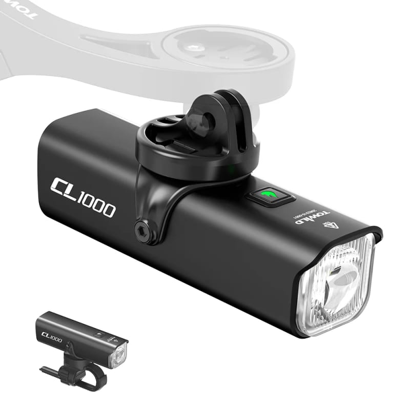 TOWILD CL1000 Bike Front Light IPX6 Waterproof Rechargeable — ілюстрація до статті