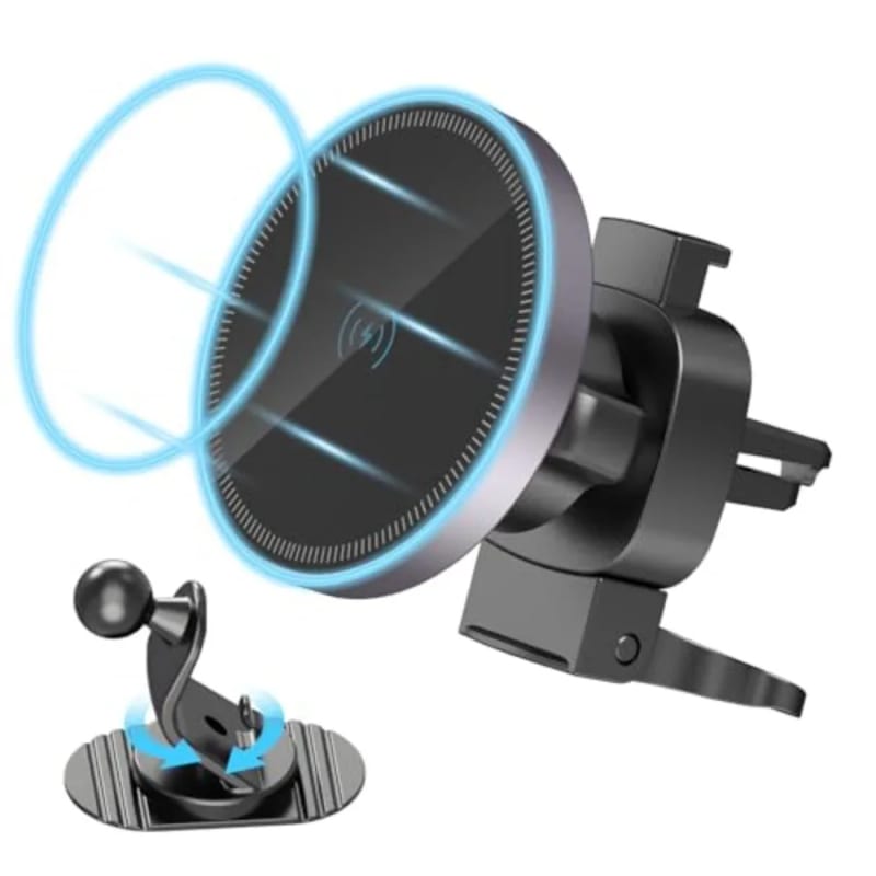 Car Mount Charger-15W Fast Charging Wireless Car Charger-Mag — ілюстрація до статті