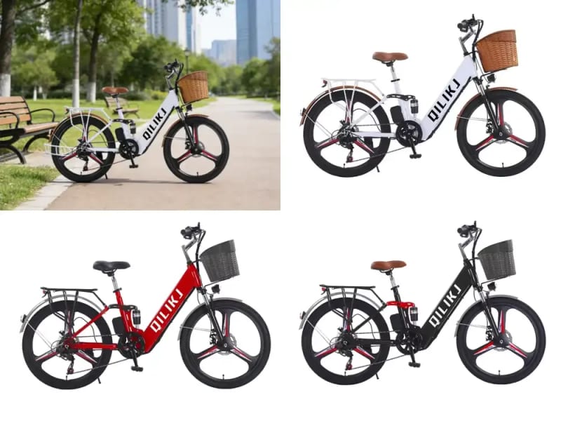 Electric EBIKE City Bike Rear Hub Motor High-Carbon Steel 7- — ілюстрація до статті