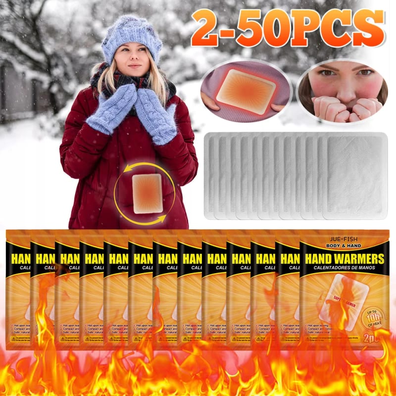2-50pcs Portable Winter Hand Warmer Heating Pack Long Lastin — ілюстрація до статті