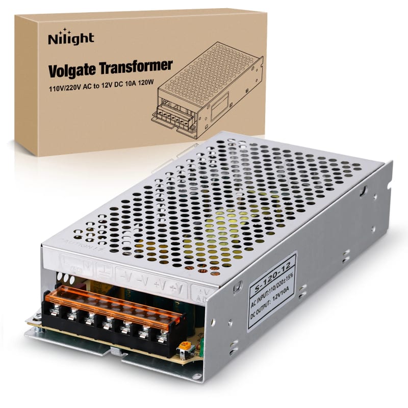 Nilight AC 110V/220V to DC 12V Voltage Converter 10A 120W Sw — ілюстрація до статті