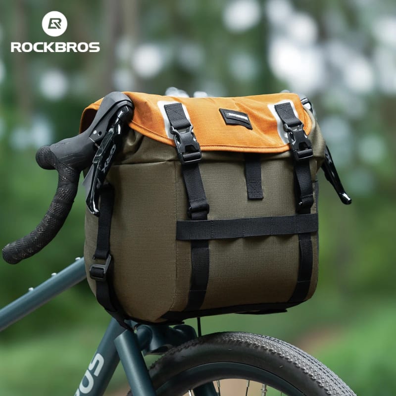 ROCKBROS Front Bike Bag Portable Waterproof Shoulder Bag Ver — иллюстрация к статье