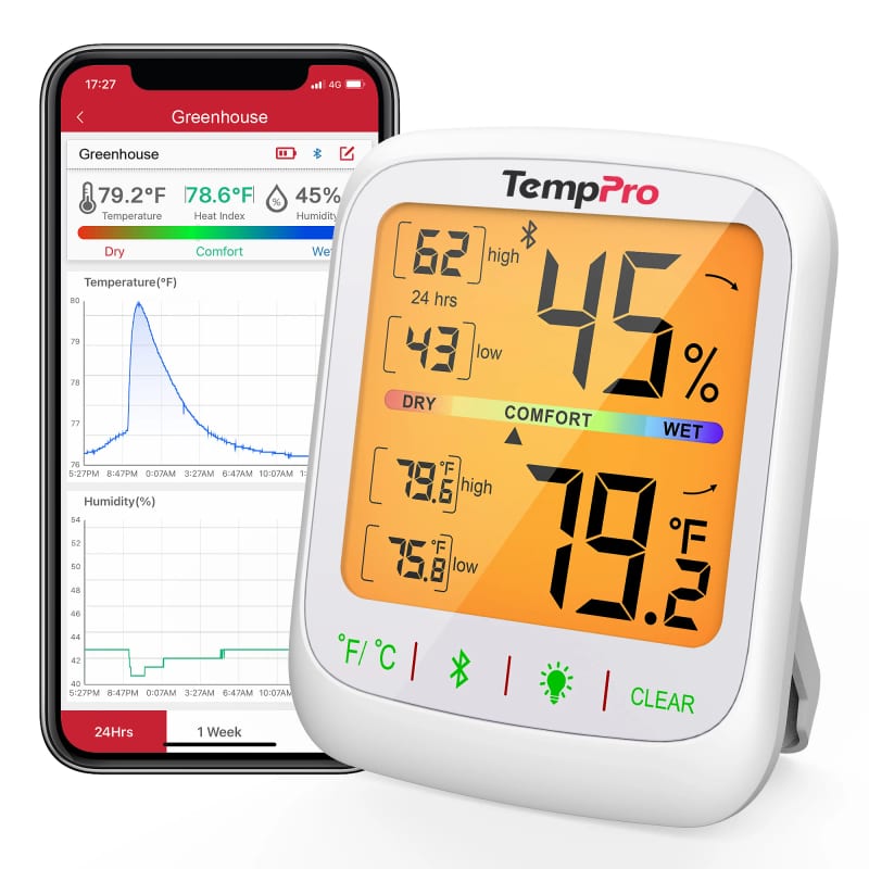 TempPro TP359 80M Bluetooth Wireless Room Digital Thermomete — ілюстрація до статті