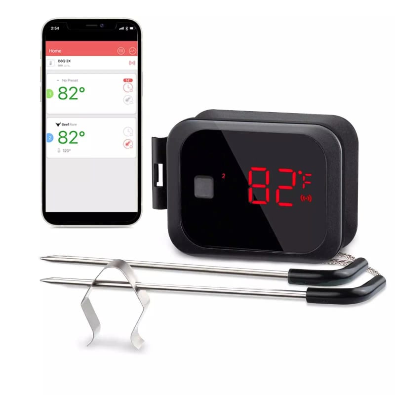 INKBIRD Digital Remote BBQ Thermometer with 2 Probe Bluetoot — ілюстрація до статті