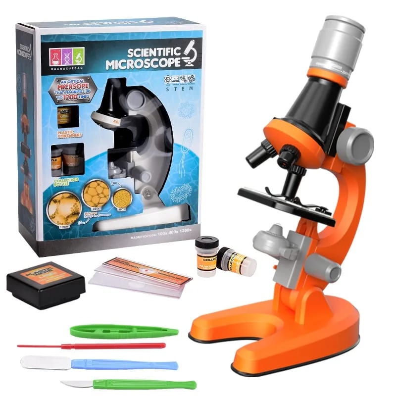 1200X Kids Optical Microscope Kit STEM Educational Science T — ілюстрація до статті