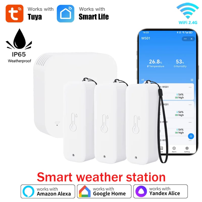 Tuya WIFI Smart Weather Station Wireless Indoor Room Sensor  — ілюстрація до статті