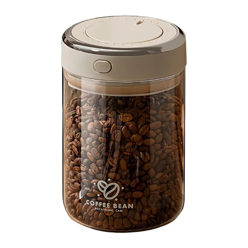 Airtight Coffee Bean Container Vacuum Sealed Food Storage Ja — ілюстрація до статті