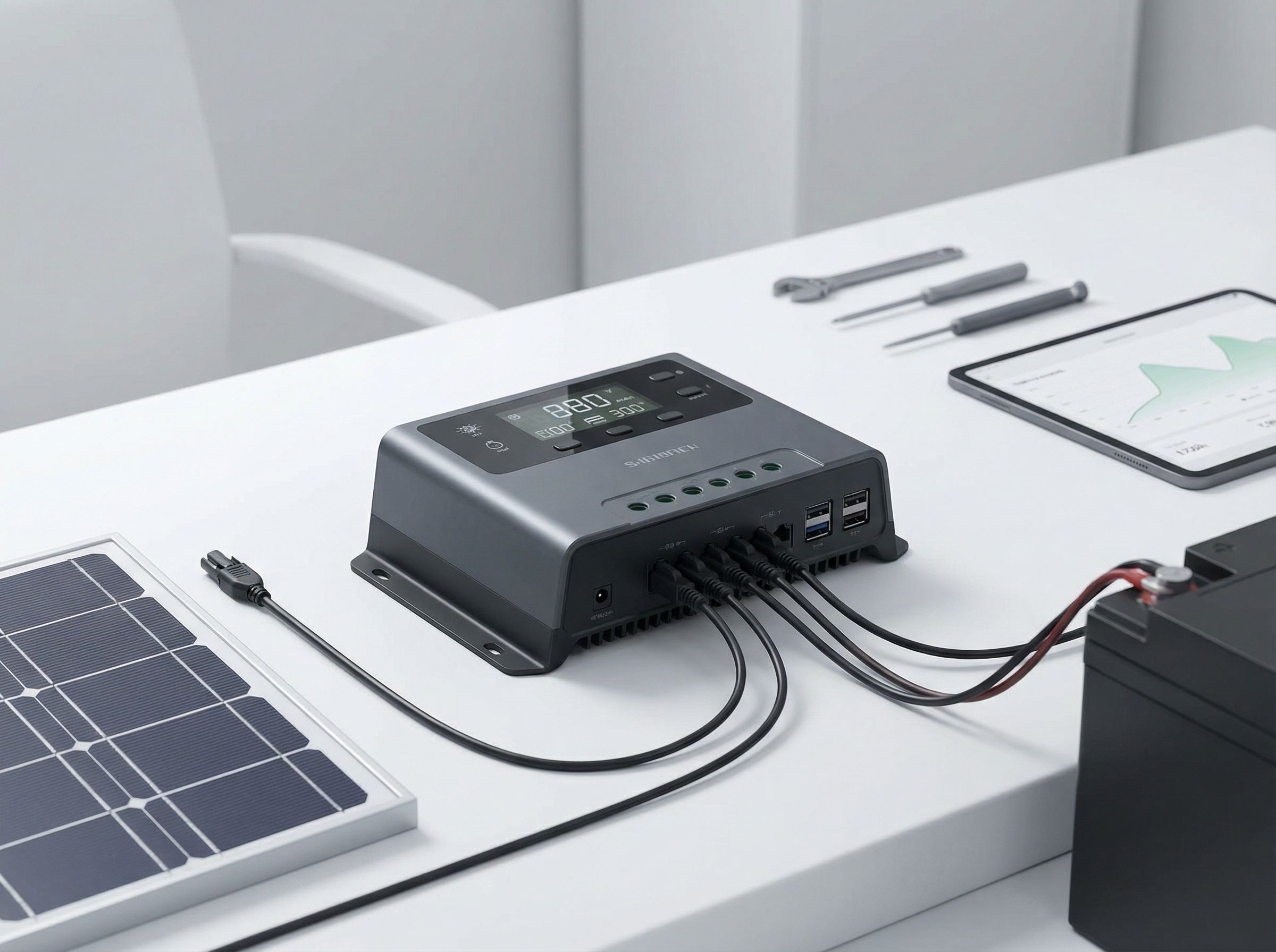 Контролер заряду від сонячної панелі. Особливості контролерів для резервного живлення.