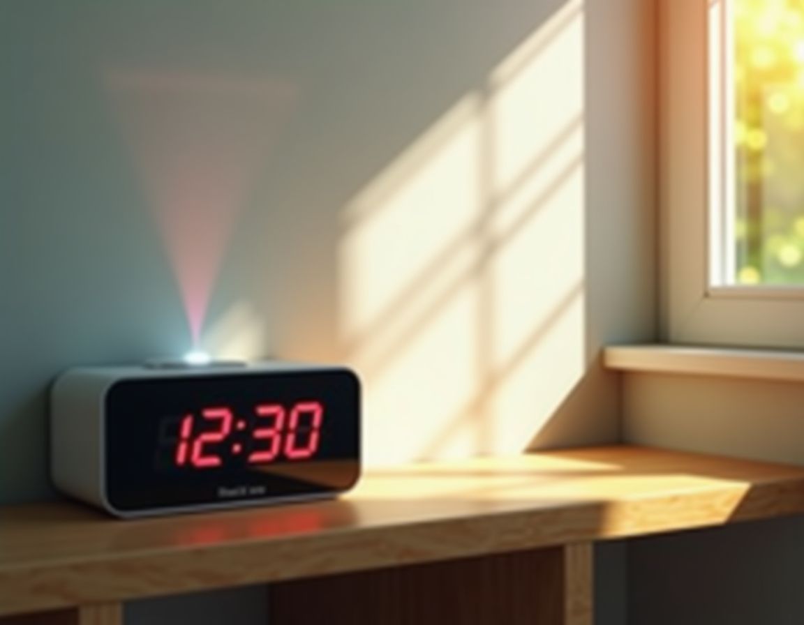 Проекційний годинник Digital Projection Alarm Clock Rechargeable LED USB Charger