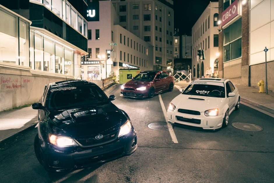 Real experience: car dashcam at night